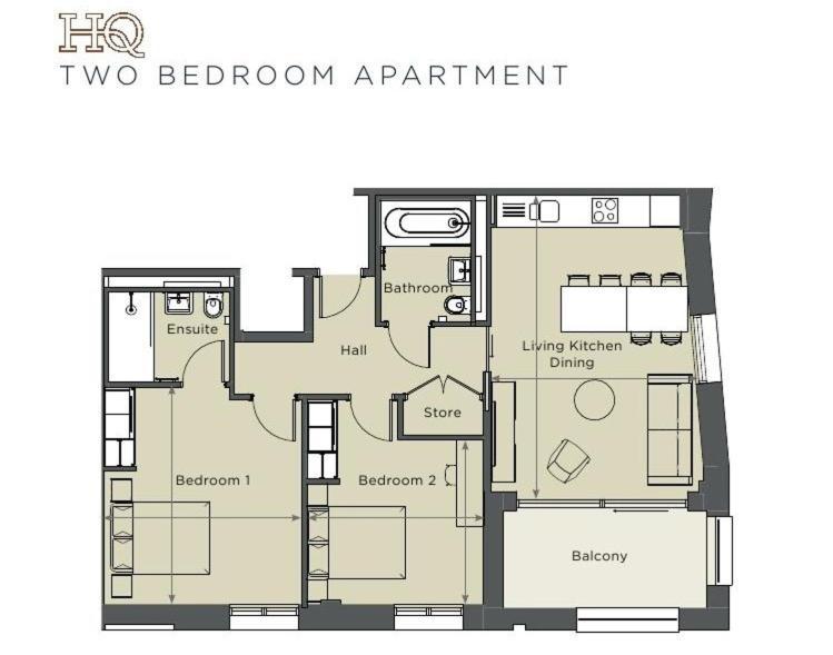 Luxury 2 Bedroom Apartment With Free Parking In The Heart Of ยอร์ค ภายนอก รูปภาพ